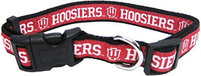 Pets First Collegiate PET Collar OLD VERSION Indiana Hoosiers Dog Collar, Size Medium. Best Sports Team Collar for Dogs & Cats. A Shiny & Colorful Dog & Cat Collar Licensed by The NCAA