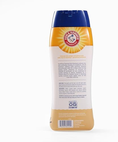 Arm & Hammer Soothing Oatmeal Dog Shampoo, Vanilla Coconut, 20 Fl Oz, 6-Pk