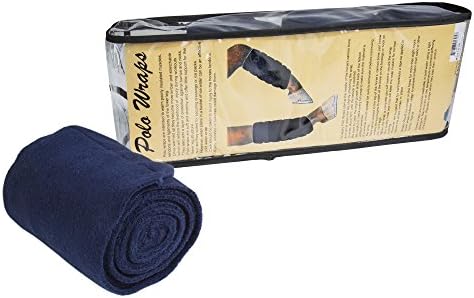 Intrepid International Polo Wraps for Horses Set of 4 Cotton Bandage Wrap, Horse Leg Wraps, Vet Wrap for Horses, Horse Size, Exercise Training Bandage