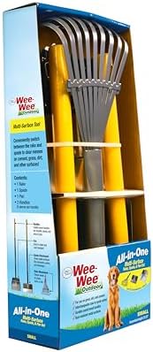 Four Paws Wee-Wee Pooper Scoopers for Dogs l Outdoor Rake l Spade & Pan l Pooper Scooper Set,Black