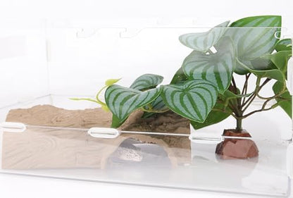 Reptile Fake Plants for Gecko Lizard Snake Frog Terrarium Decor