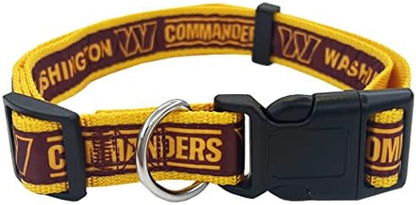 Pets First NFL PET Collar Washington Commanders Dog Collar, Large Football Team Collar for Dogs & Cats. A Shiny & Colorful Cat Collar & Dog Collar Licensed by The NFL (WAC-3588-LG)