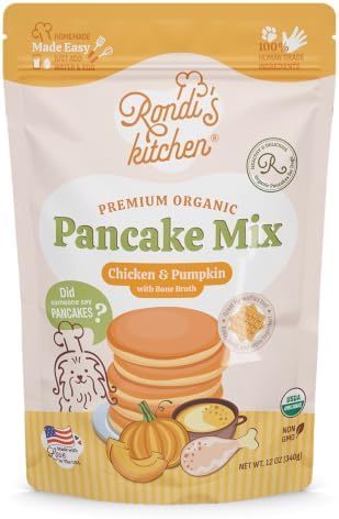 Organic Dog Pancake Mix, Chicken & Pumpkin, Bone Broth
