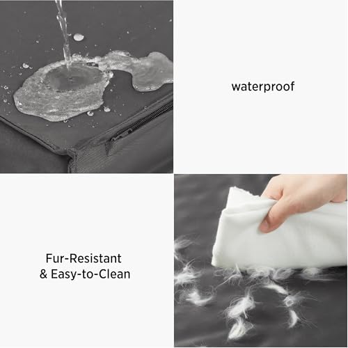 LE SURE Outdoor Waterproof Dog Beds Medium Size,Orthopedic Pet Mat,30x20In