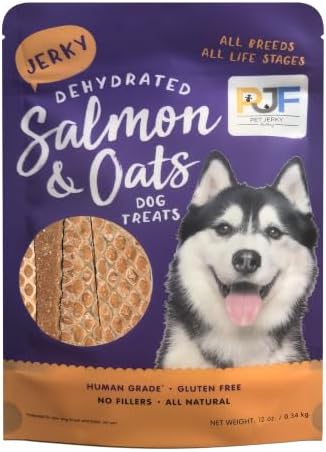 Salmon & Oats 12 oz. Dog Jerky Treat | Human Grade | High Protein