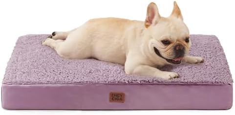 EHEYCIGA Orthopedic Dog Bed Medium with Removable Washable Cover, 30x20