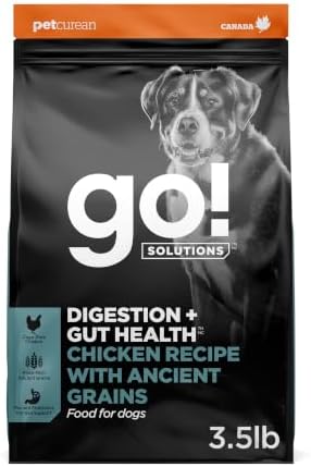 Go! Solutions Digestion + Gut Health Chicken Dry Dog Food, 3.5 lb