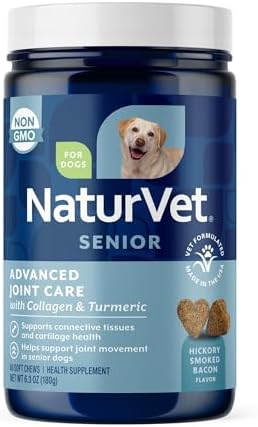 NaturVet Senior Advanced Joint Health Dog Supplement - 60 Ct