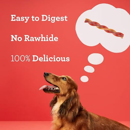 DreamBone Triple Flavor Swirlz Rawhide-Free Dog Treats, 25 Count