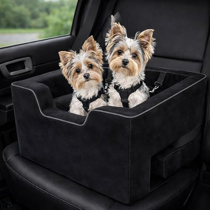 Pet Gear Lookout Booster Car Seat, Dark Black
