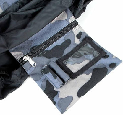 Jeffers Poplar Head Grooming Bag – Horse Grooming Organizer Tote with Pockets for Brushes, Tools, Clippers, Shampoo, Detangler – Stable Barn Kit Carrier for Horses, Pets, Livestock, Urban Camo
