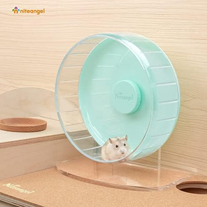 Niteangel Super-Silent Hamster Exercise Wheel: Quiet 8.2 inch Running Wheel