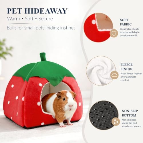 Guinea Pig Hideout Bed, Dwarf Rabbit House Cave