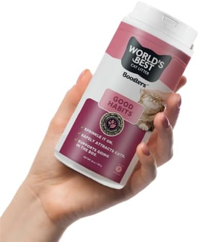 World's Best Cat Litter Boosters Good Habits Additive, 18 oz Canister