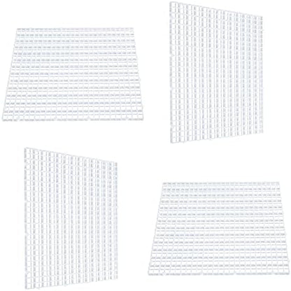 Aquarium Fish Tank Bottom Isolation, Grid Divider Tray Egg 4 Pcs,L