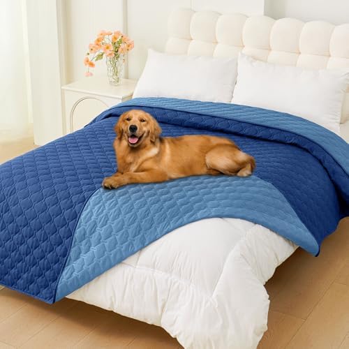 Smiry Waterproof Dog Bed Cover Blanket, Reversible Pet Blanket