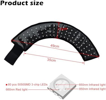 Red Light Therapy for Horses Hoof, 660nm＆850nm, Portable Wearable Pet Infrared Light Therapy Wraps, 4 Modes, Rechargeable & Easy to Clean