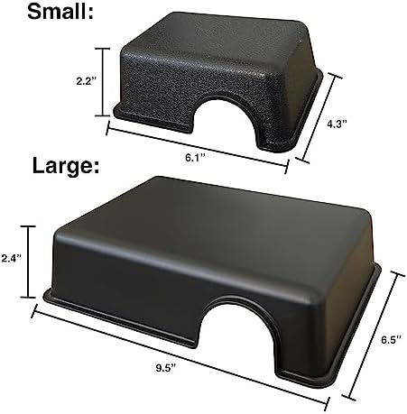 Plastic Reptile Hide Box for Leopard Geckos, Snakes, Lizards, Cornsnakes - Small & Juvenile