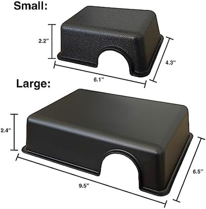 Plastic Reptile Hide Box for Leopard Geckos, Snakes, Lizards, Cornsnakes - Small & Juvenile