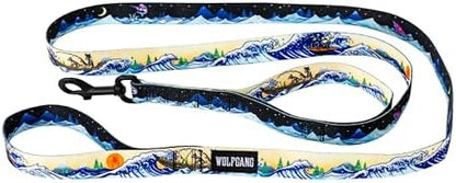 Wolfgang React Dog Leash Mountainwave Print Large