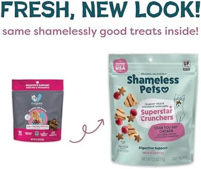 Shameless Pets Crunchy Cat Treats - Cran You Say Chicken, 1-Pk