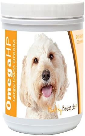 Healthy Breeds Labradoodle Omega HP Fatty Acid Skin and Coat Support Soft Chews 90 Count