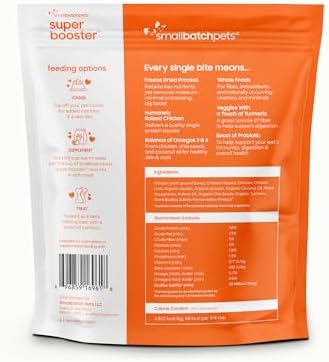 smallbatch Freeze Dried Dog Treat or Topper with Probiotics, Chicken 7oz
