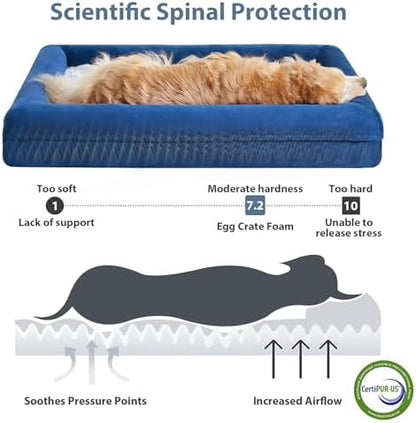 WNPETHOME XXL Extra Large Orthopedic for Senior Dog BedComfy Sleeping