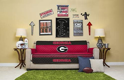 Pegasus Sports NCAA Microfiber Furniture Protector Cover with Elastic Straps