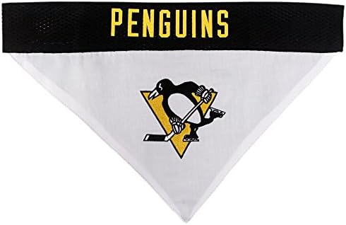 NHL Pittsburgh Penguins Bandana for Dogs & Cats, Large/X-Large. - Cute & Stylish Bandana! The Perfect Hockey Fan Scarf Bandana, Great for Birthdays Or Any Party!