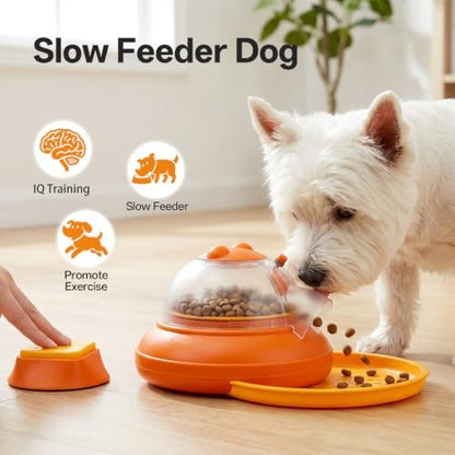 Dog Puzzle Feeder Toy, Slow Feeder Dog Bowls, Interactive IQ Training