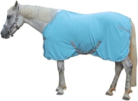Horse Fleece Cooler Blanket, Moisture Wicking Post-Workout Drying