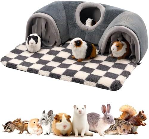 Avont Guinea Pig Tunnel, Small Animal Hideaway Tube Toy