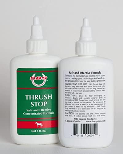 SBS Equine Thrush Treatment for Horses for the Finest Horse Care | The Horse-Journal’s Product of The Year and #1 Pick Against Hoof Thrush (4 Fluid Oz)
