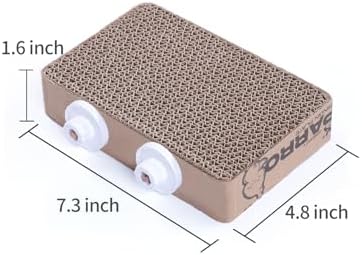 7.3 Inch Paper Bird Toys, Bird Platform, Parrot Toy, Help Birds Clean Beak, Release Stress, Reduce Boredom - Suitable for Budgie, Cockatiel, Lovebird, and Other Small to Medium-Sized Pet Birds