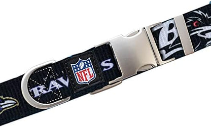 Littlearth NFL Detroit Lions Pet Premium Collar, Team Color, Small