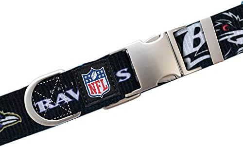 Littlearth NFL Detroit Lions Pet Premium Collar, Team Color, Small