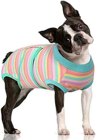 FUAMEY Recovery Suit for Dogs After Surgery,Soft Breathable Dog Bodysuit