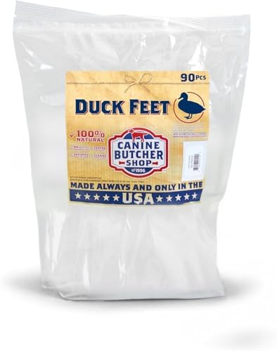 Duck Feet for Dogs, All-Natural Dog Chews, 90 Ct
