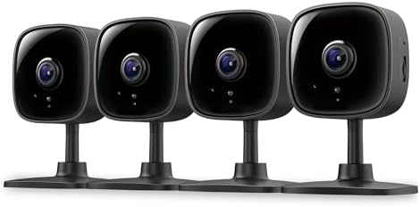 Tapo 1080P Indoor Security Camera, Baby Monitor, Dog Camera, C101(4-Pack)