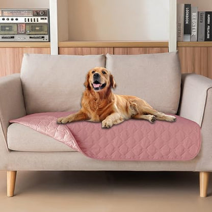 gogobunny Waterproof Loveseat Cover, Reversible Dog Cat Blanket for Couch
