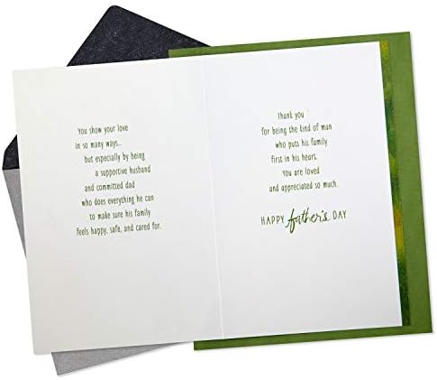 Hallmark Father's Day Card for Husband (For A Wonderful Husband And Father)