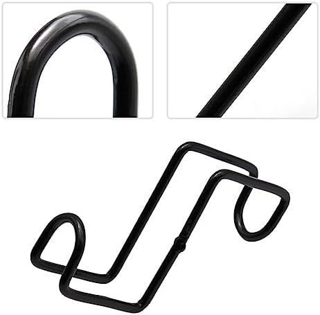 4 Inch Tack Hook Over Rail Bridle Hooks Heavy Duty Horse Water Bucke (2PCS)
