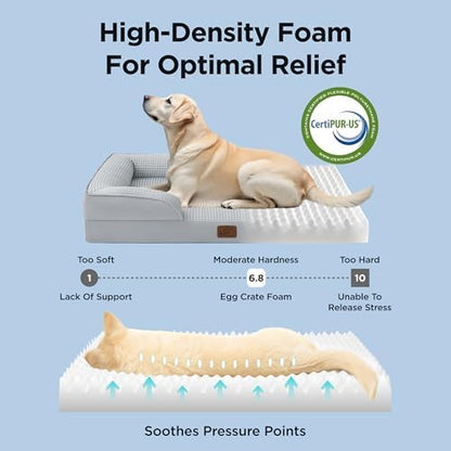 Bedsure Cooling XL Dog Bed for Extra Large Dogs with Washable Cover