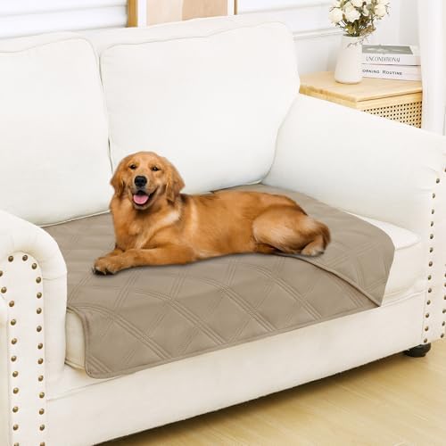 Smiry Waterproof Dog Bed Cover, Reversible Pet Blanket for Sofa Couch