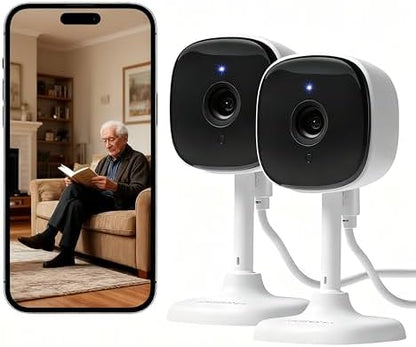Baby/Kids/Elderly/Dog/Cat Monitoring Camera, Alexa & Google Camera