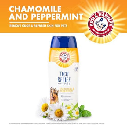 Arm & Hammer Itch Relief Dog Shampoo, Chamomile & Peppermint, 20 Fl Oz