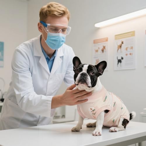 Kuoser Recovery Suit for Dogs Cats, Soft Dog Surgery Suit Female Male Spay