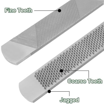 12 Inch Hoof Rasp, Carbon Steel Farrier File with Handle