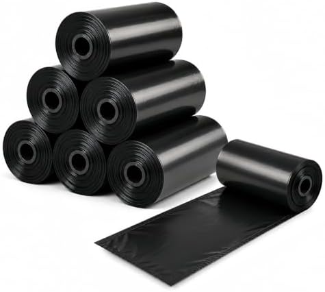 Black Dog Poop Bags Rolls,Cat Poop Bags(90 Count)